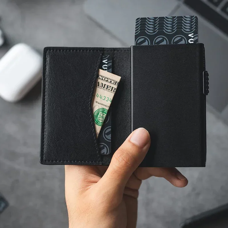 Mens Minimalist Wallet Luxury  - Index Card Holder review and price