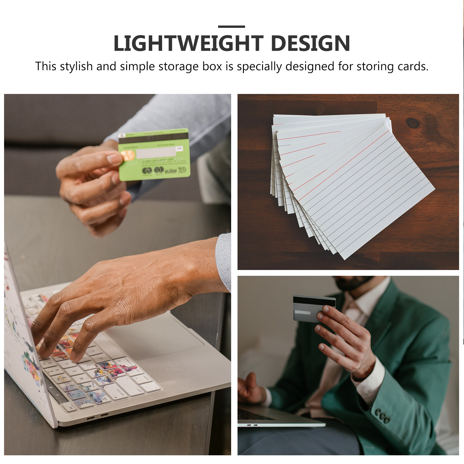 4Pcs Index Card File Box Thick - Index Card Holder review and price