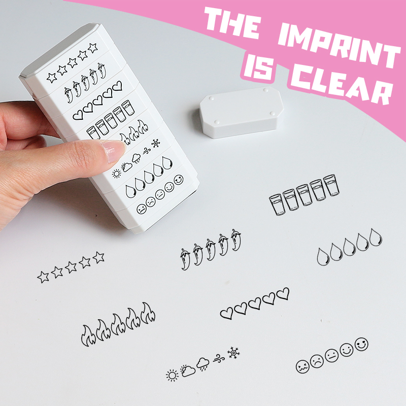 8-layer Stamp 5 Star Rating Mo - Rubber Date Stamp review and price