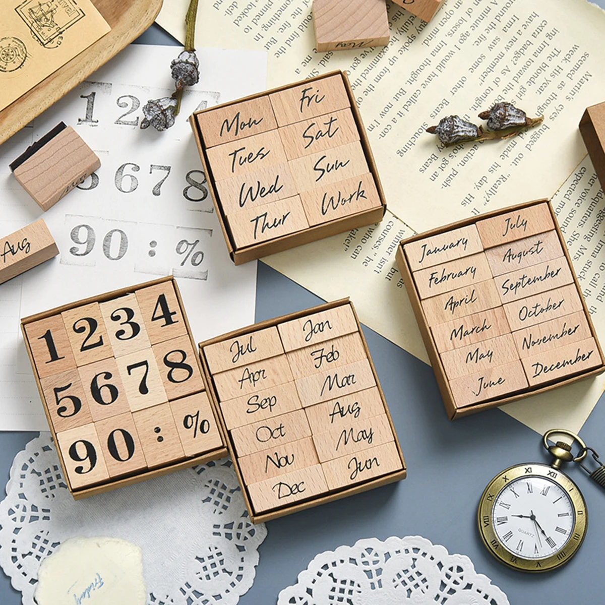 Wooden Rubber Date Stamp,12 Mo - Rubber Date Stamp review and price